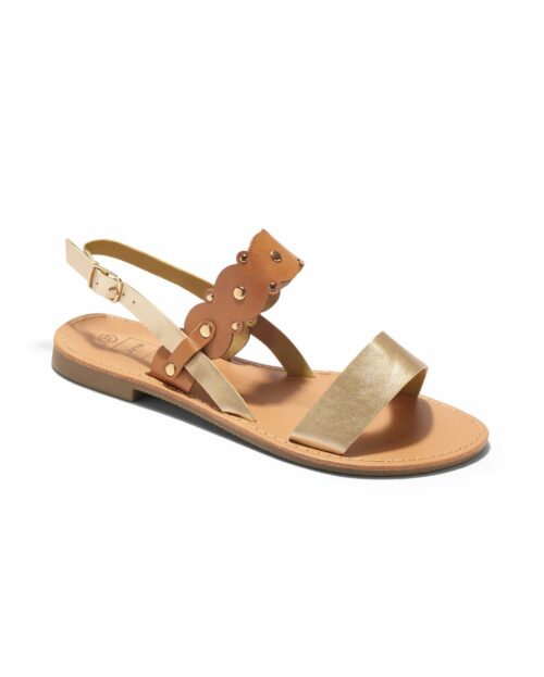 Sandales Plates Femme - Sandale Plate Camel Jina - Style 3 Zh 2021