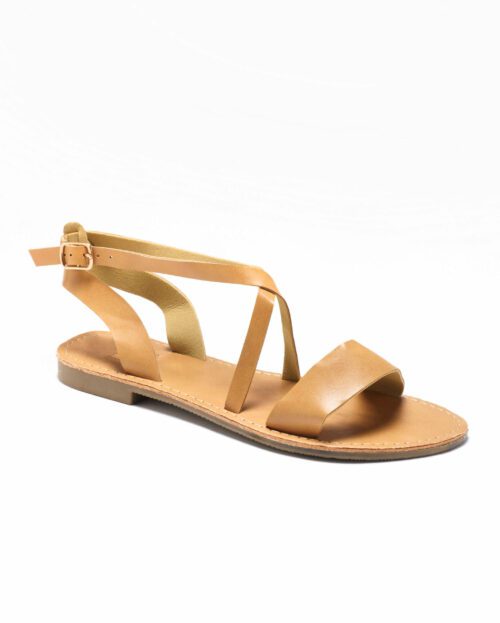 Sandales Plates Femme - Sandale Plate Camel Jina - Style 6 Zh 2021