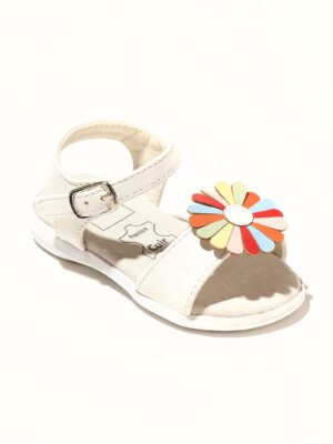 Sandales Bébé Fille - Sandale Ouverte Blanc Jina - Saou Bb Doremi1