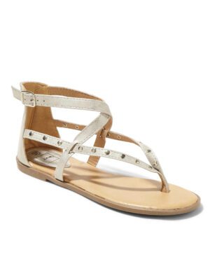 Sandales Plates Femme - Sandale Plate Gris Jina - Sapl Rdc 1