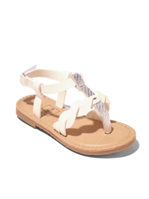 Sandales Fille - Sandale Ouverte Blanc Jina - Ydxls23-S3