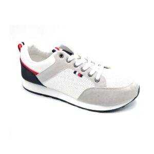 Chaussures De Ville Homme - Sneakers Blanc Jina - B2057