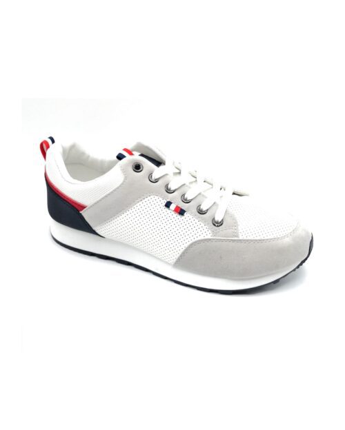 Chaussures De Ville Homme - Sneakers Blanc Jina - B2057