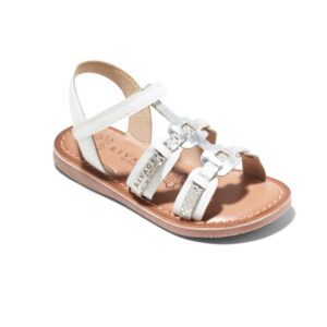 Sandales Fille - Sandale Ouverte Blanc Jina - E-022801