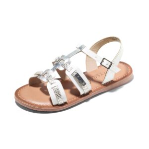 Sandales Fille - Sandale Ouverte Blanc Jina - E-022801 Jf