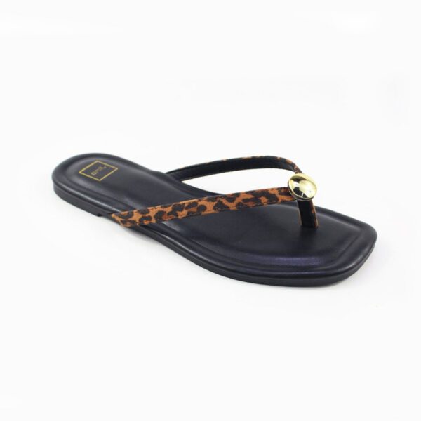MULE PLATE FEMME LEOPARD