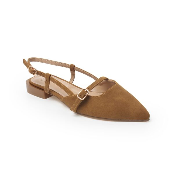 ESCARPIN FERME FEMME CAMEL