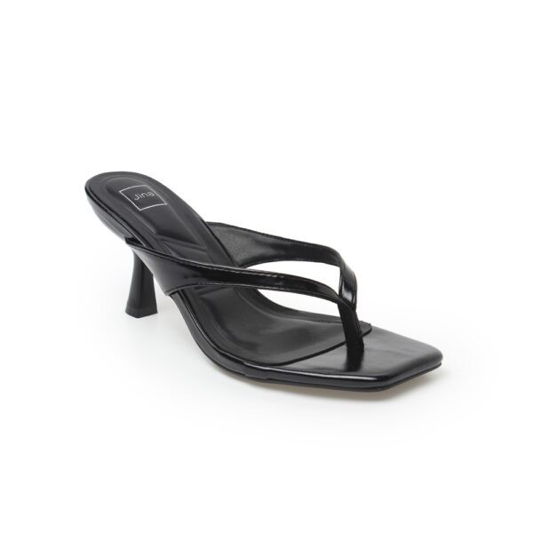 MULES À TALON MOYEN NOIRES POUR FEMME